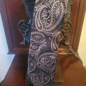 Black/Gray/Silver Paisley Tie by Express Design